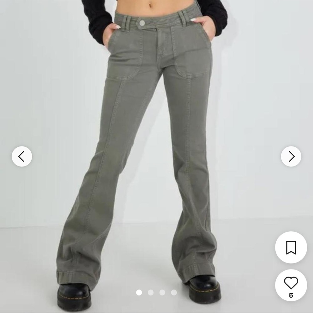Green jeans